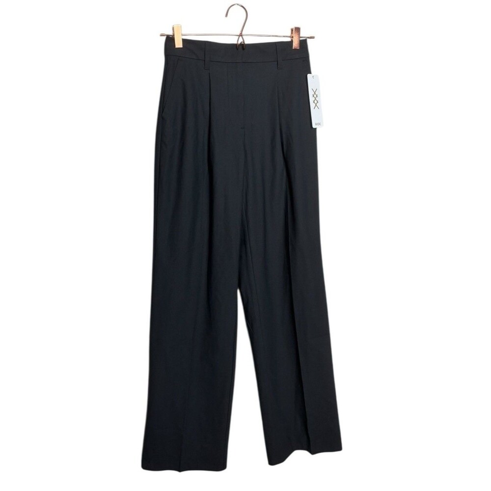 NWT Rhone Womens Commuter Pleated Trouser Pants Size 0 Black Work Golf